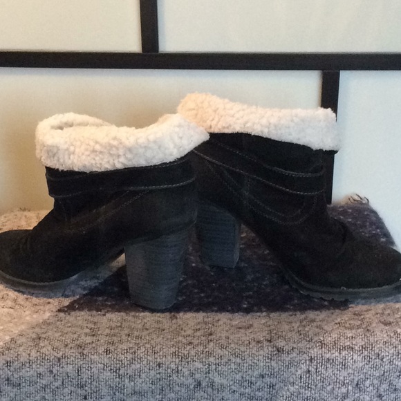 😍5/$20 ! Qupid faux fur trim high heel booties sz 8 - Picture 3 of 10